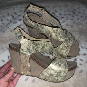 Womens open toe wedges